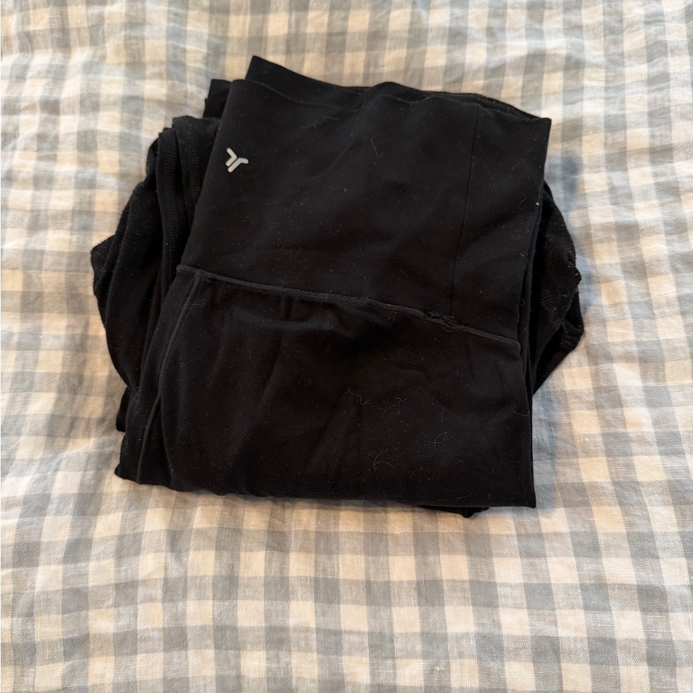 Two pairs of old navy studio smooth maternity leggings